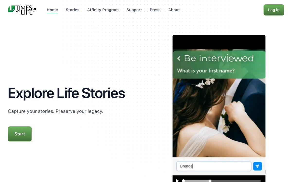 Virtual Biographer - Transform Your Life Stories into Captivating Narratives