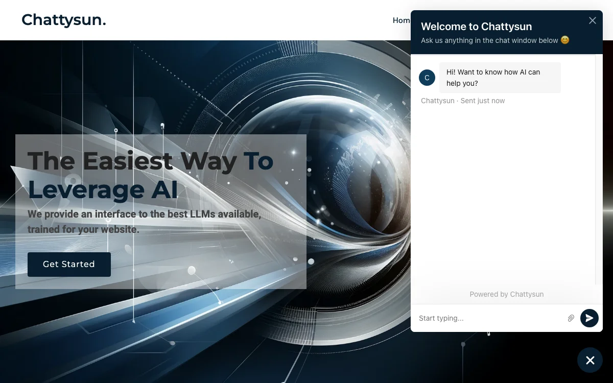Chattysun: IA Fácil para Seu Site - Melhore o Atendimento ao Cliente